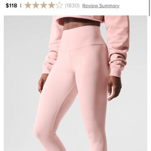 Alo Airbrush high waisted leggings , full length , M